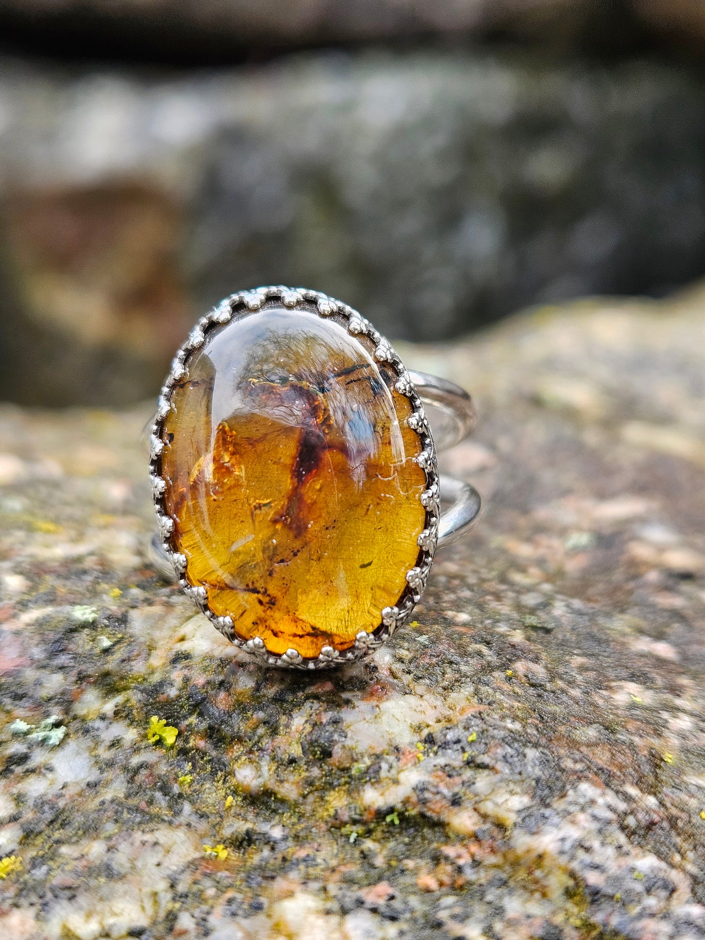 Bague réglable Coeur du Jurassic